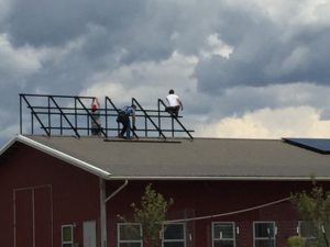 solar panel installation